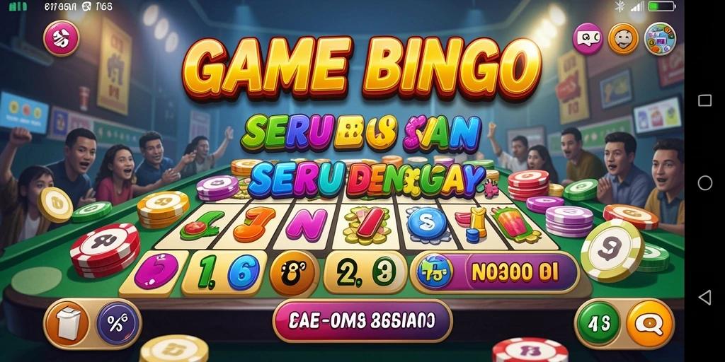 Tampilan gameplay Bingo yang seru dan interaktif.