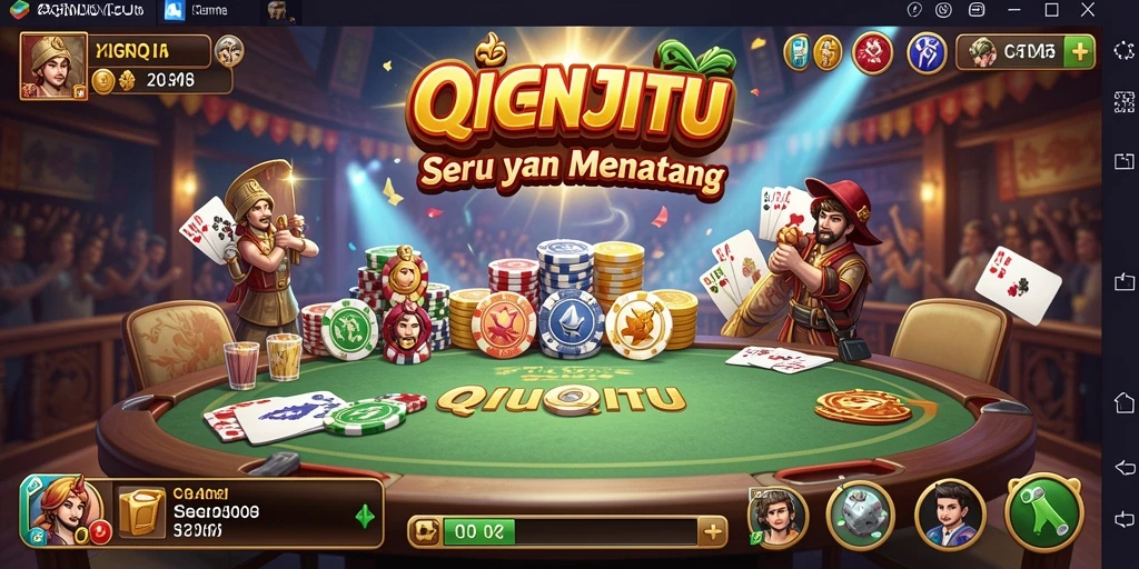 Gameplay seru QiuQiu di AGENJITU yang penuh strategi.