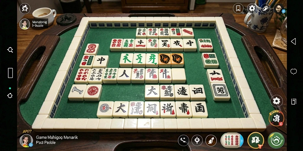 Screenshot utama API77 menampilkan gameplay Mahjong yang seru dan menantang.