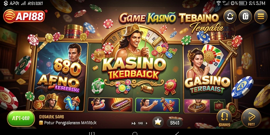 Tampilan menarik dalam permainan kasino API88.
