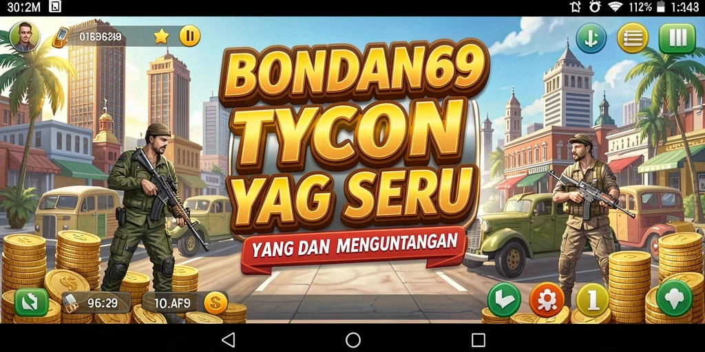 Screenshot utama BONDAN69 menampilkan aksi gameplay Tycoon yang seru.