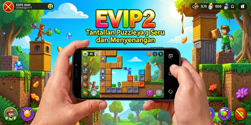 Tampilan gameplay mengasyikkan dalam EVIP2 yang penuh tantangan Puzzle.