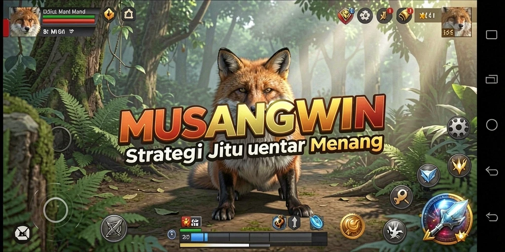 Tampilan gameplay MUSANGWIN yang memukau.
