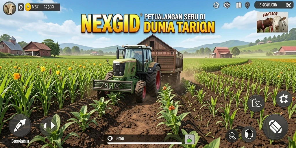 Gameplay seru NEXGID di dunia pertanian.