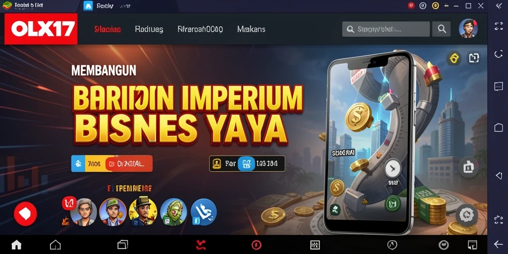 Tampilan grafik yang menawan dalam gameplay Tycoon OLX17.