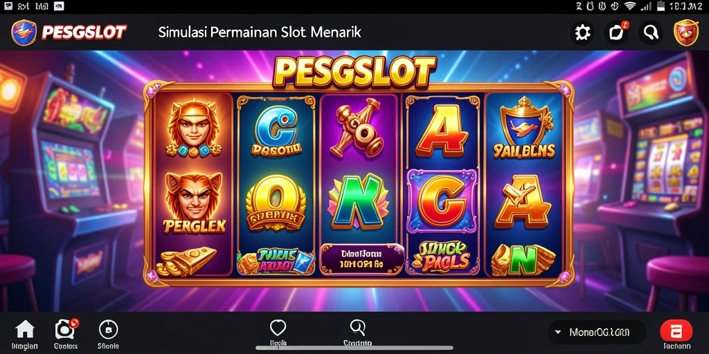 Tampilan gameplay PESGSLOT yang menarik dan interaktif.