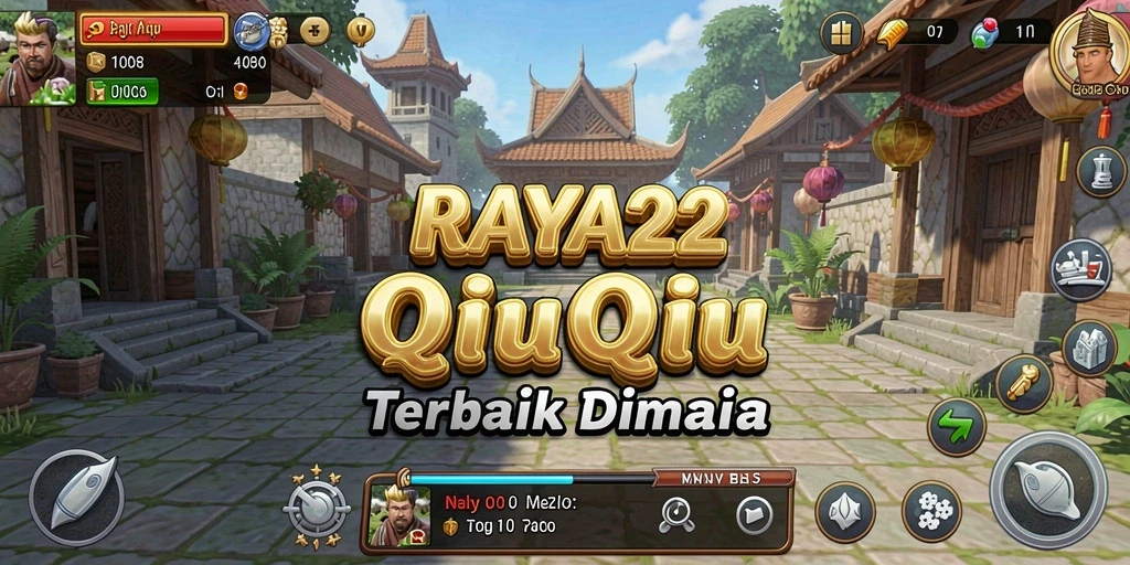 Tampilan gameplay menarik QiuQiu di RAYA22.