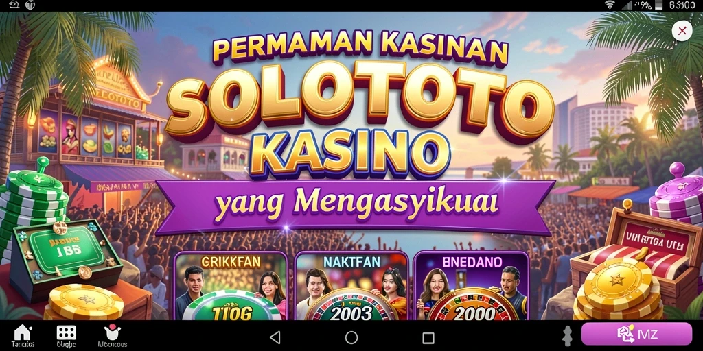 Tampilan menarik dari permainan Kasino SOLOTOTO dengan banyak variasi.