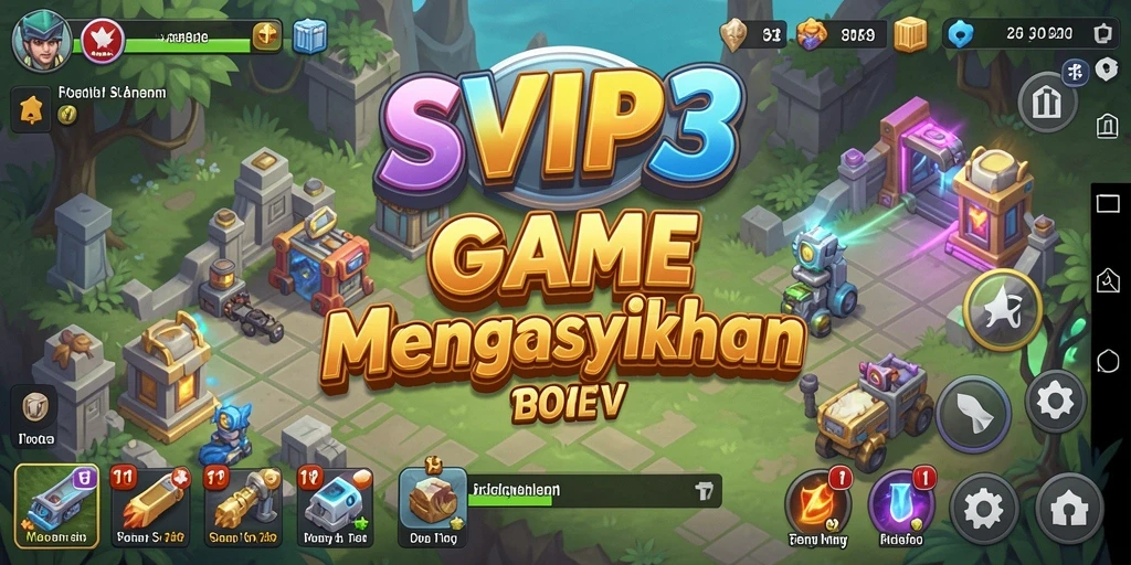 Tangkapan layar SVIP3 menampilkan gameplay yang menarik dan penuh warna.