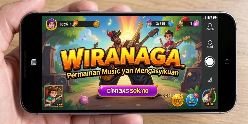 Tampilan gameplay WIRANAGA yang seru dan interaktif.
