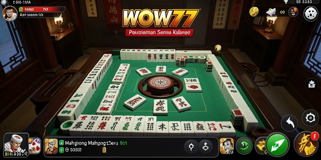 Gameplay seru Mahjong yang menantang dan penuh warna.